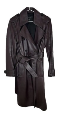 Massimo Dutti 36 38 Mantel Echtes Leder