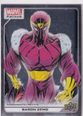 Upper Deck 2022 Marvel Platinum No. 154 Baron Zemo