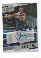2021-22 Panini Chronicles Draft Picks Prestige Bonus Shots Signatures #4 Chudier