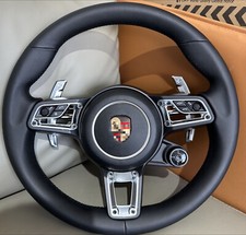 New Porsche Steering Wheel Cayman 911 Cayenne Panamera 2019 Black Leather Us