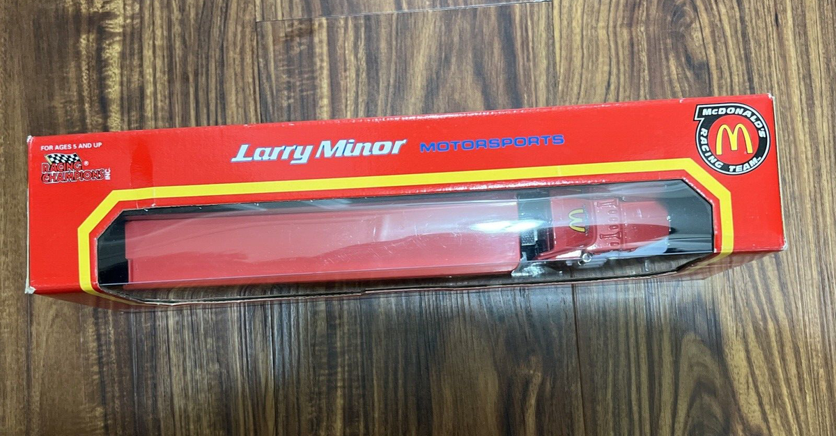 NIB 1992 Racing Champions McDonalds 1:64 Larry Minor Transporter
