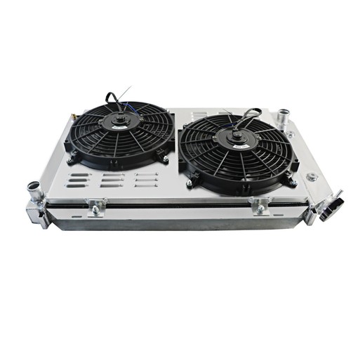 ASI Performance 3-Row Aluminum Radiator With Shroud, Fans & Relay For Ford Mustang LX GT 1979-1993