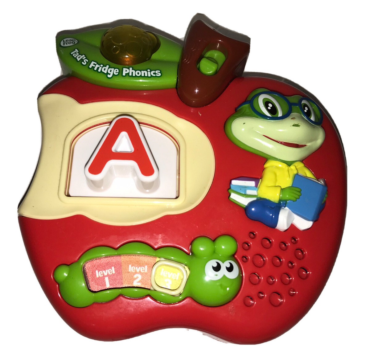 Leap Frog Tads Fridge Phonics Magnet Alphabet Apple Toy 26 Letters