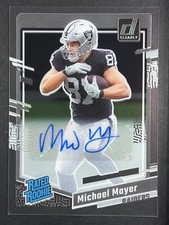 2023 Panini Clearly Donruss Michael Mayer Rated Rookie Auto #75