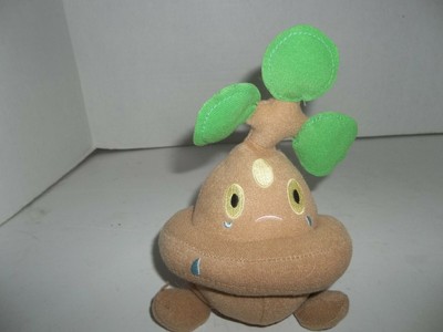 07 Nintendo Pokemon Brown Bonsly Plush 8 Tall Ebay