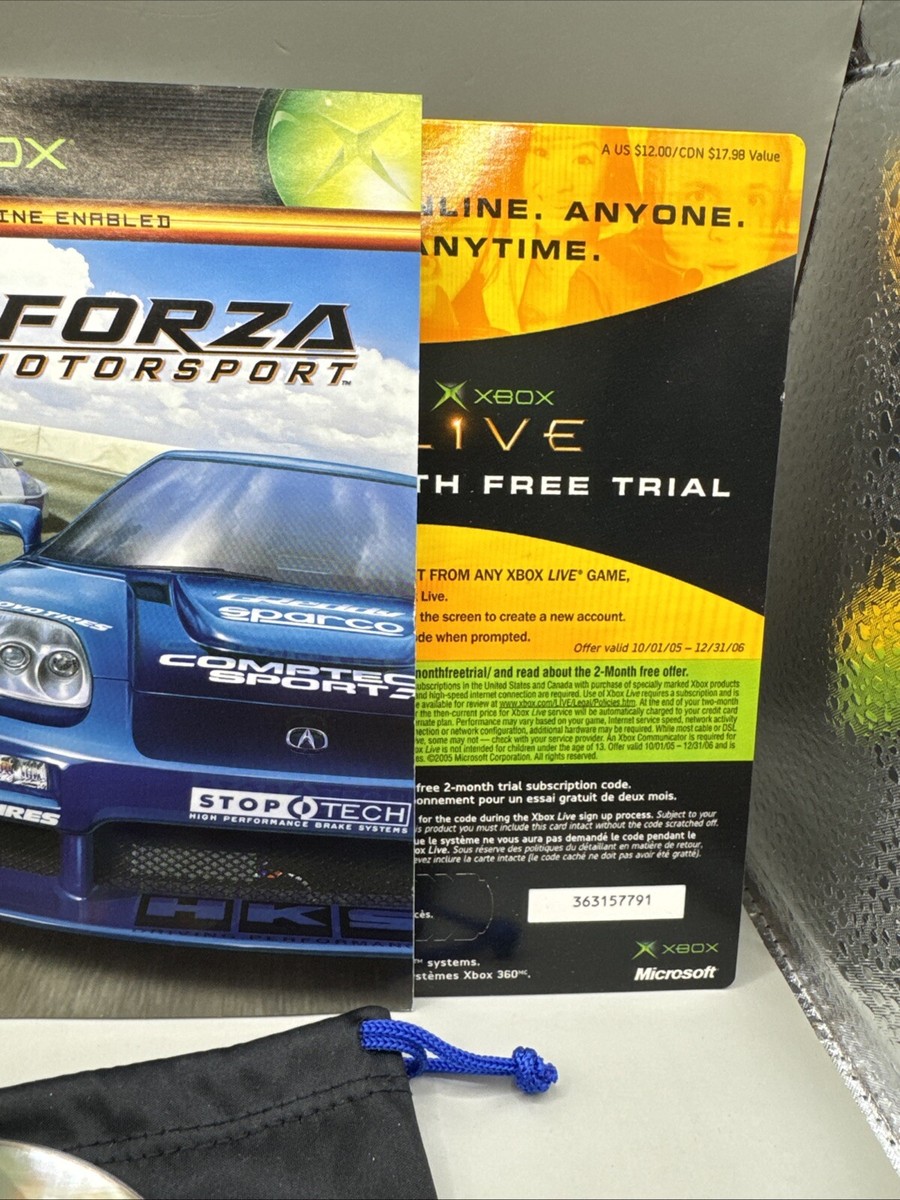 forzaページ Forza Motorsport (Original Xbox) CIB COMPLETE Tested & Working