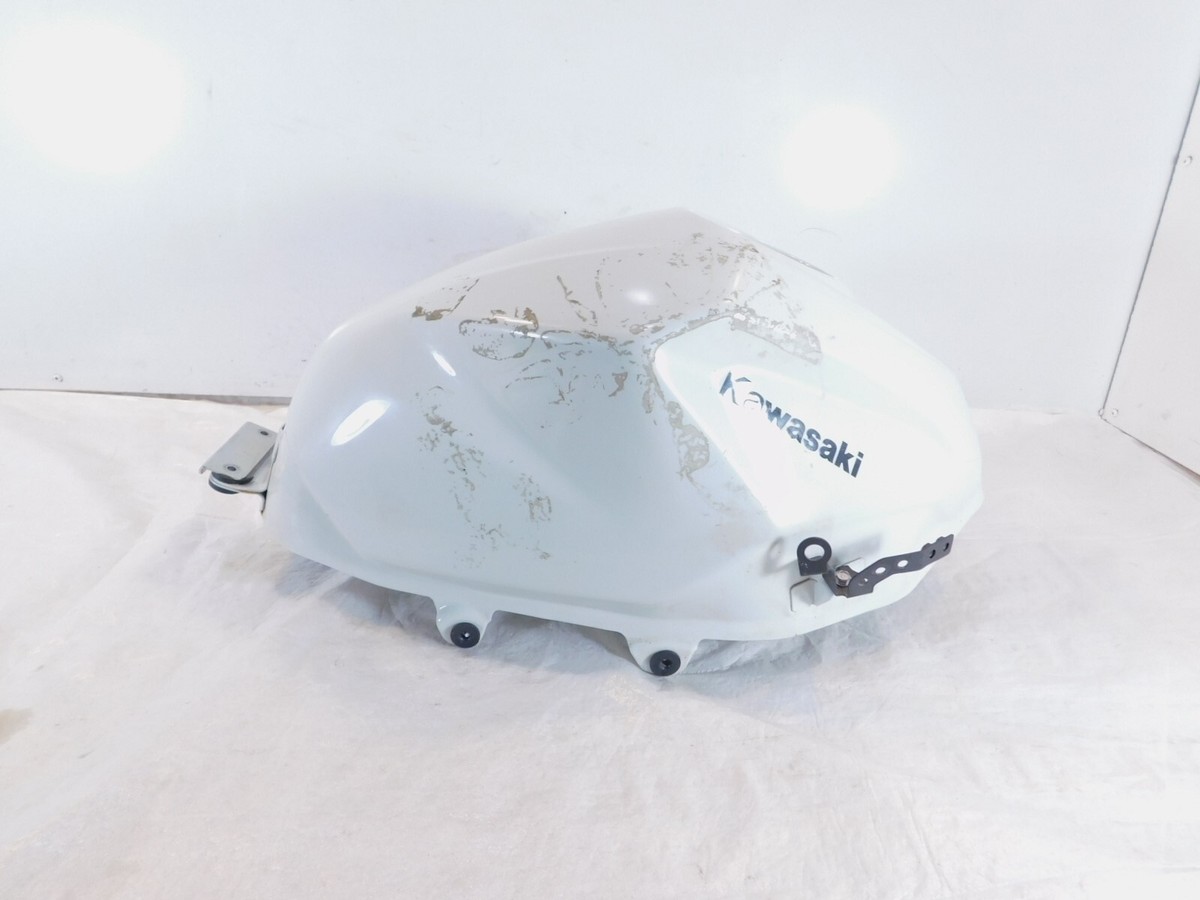 2021-2022 Kawasaki Z400 ER400 ABS White Gas Petrol Fuel Tank Cell