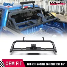 Roll Bar for Full-Size Pickup Truck Adjustable Chase Rack Sport W/Tire Carrier