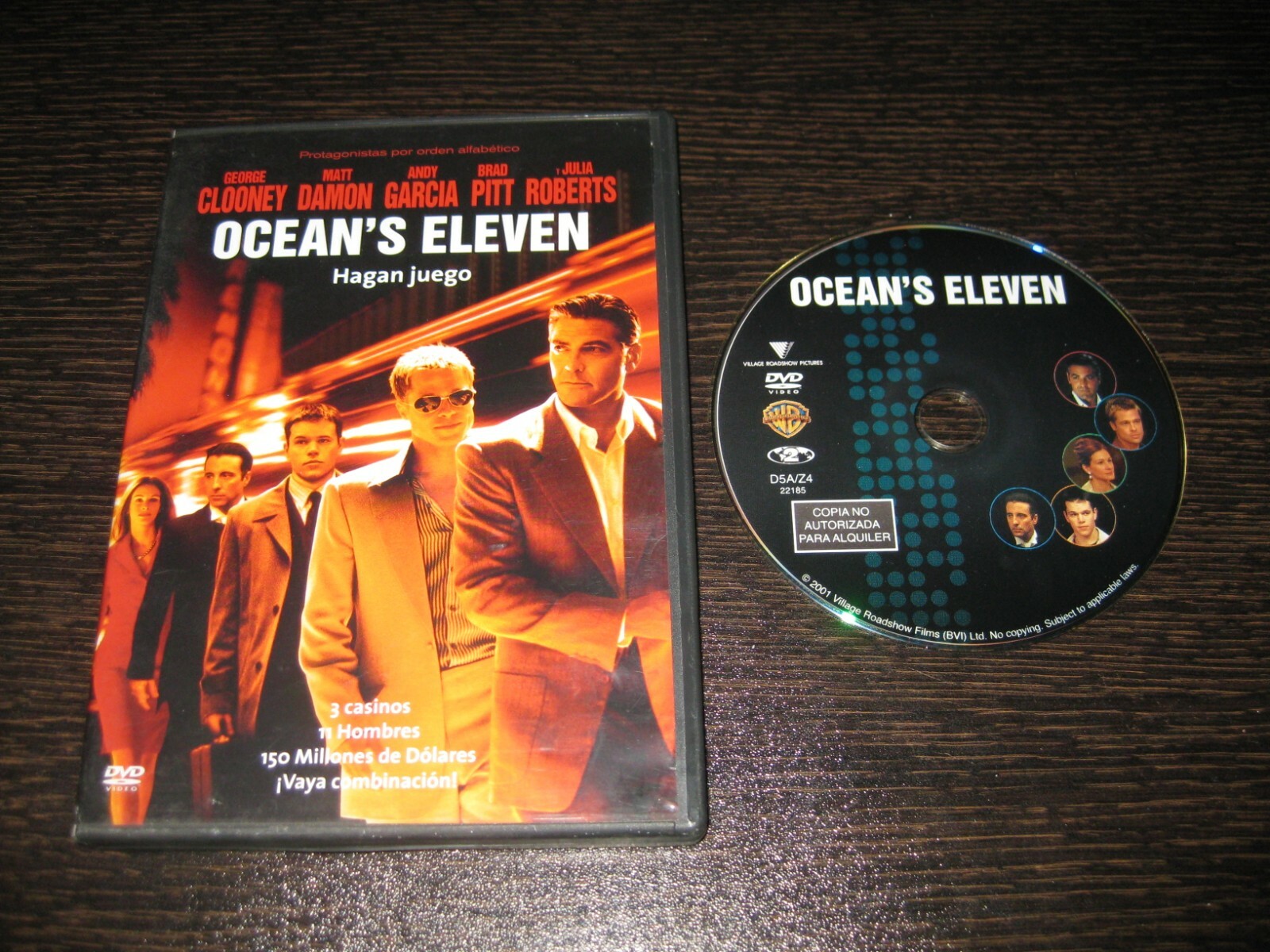 OCEAN ´S Eleven DVD Clooney Matt Damon Andy Garcia Pitt eBay