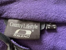 Baleno Sally Fleece Gilet Xl 16 Purple Vgc