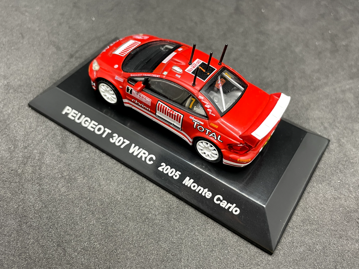 CM's 1/64 PEUGEOT 307 WRC 2005 Monte Carlo #7 diecast model car