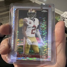 Topps 2024 Topps Chrome Deommodore Lenoir San Francisco 49ers #269 Xfractor