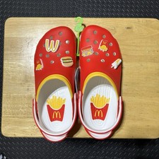 McDonald's Crocs Classic Clog French Fries Men s Size 12 209858-90H NEW NO BOX