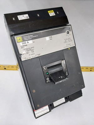 Square D 500 Amp I-Line Circuit Breaker 600 VAC 3 Pole  LC36500