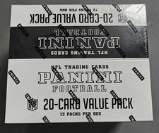 2017 Panini Football Value Box 12 Packs - 20 Cards Per Pack Possible Mahomes RC?