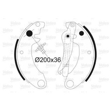 Mâchoire de frein Citroen 2 CV