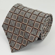 Joseph & Feiss 100% Silk Tie Geometric Square...