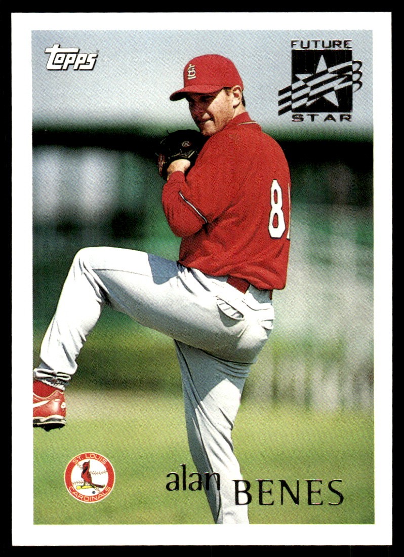 Alan Benes 1996 Topps #216 Cardinals MLB READ FREE SHIPPING AutographDen