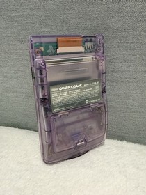 Nintendo Gameboy Color CGB001 Atomic Purple Handheld Console Parts/Repair +Extra
