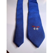 J Crew Crewcuts Monster Face Skinny Silk Tie 52"