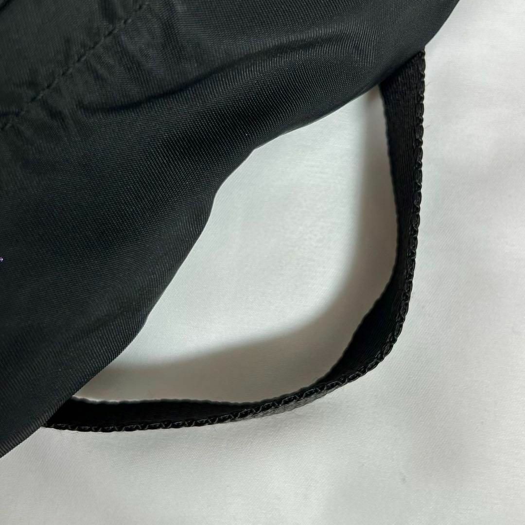 item PRADA backpack drawstring bag black nylon le… - image 6