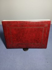 Red 20 Page Spiral Bound Photo Album For Slip In 4 X 4 Photos