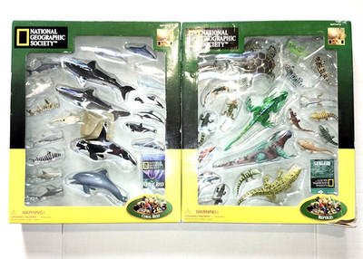 NEW Vintage 1996 PV Play Visions Sets Reptiles & Coral Reef Figures