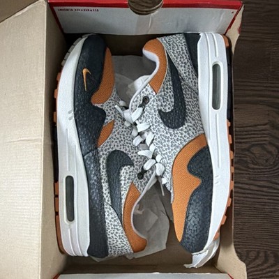 Nike Air Max 1 Safari Monarch Black Cobblestone White Men s AR4583-800