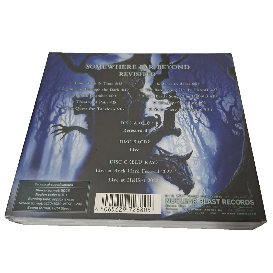 LTD 2CD + BD BOX Blind Guardian – Somewhere Far Beyond Revisited dream iced rush - Bild 2 von 2