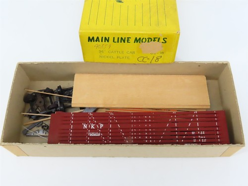 HO Main Line Craftsman Kit #CC-18 NKP Placa de Níquel Carretera 36' Stock Car #90859 | Condition: Used