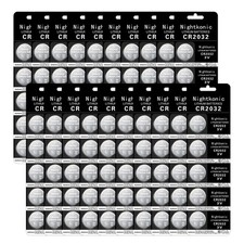 100 pcs Pack - CR2032 Battery 3 Volt Lithium Coin Cell 2032 Batteries