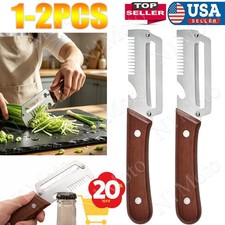 2Pcs Vegetable Peeler 3 in 1 Multi-Functional for Kitchen Stainless Steel Peeler