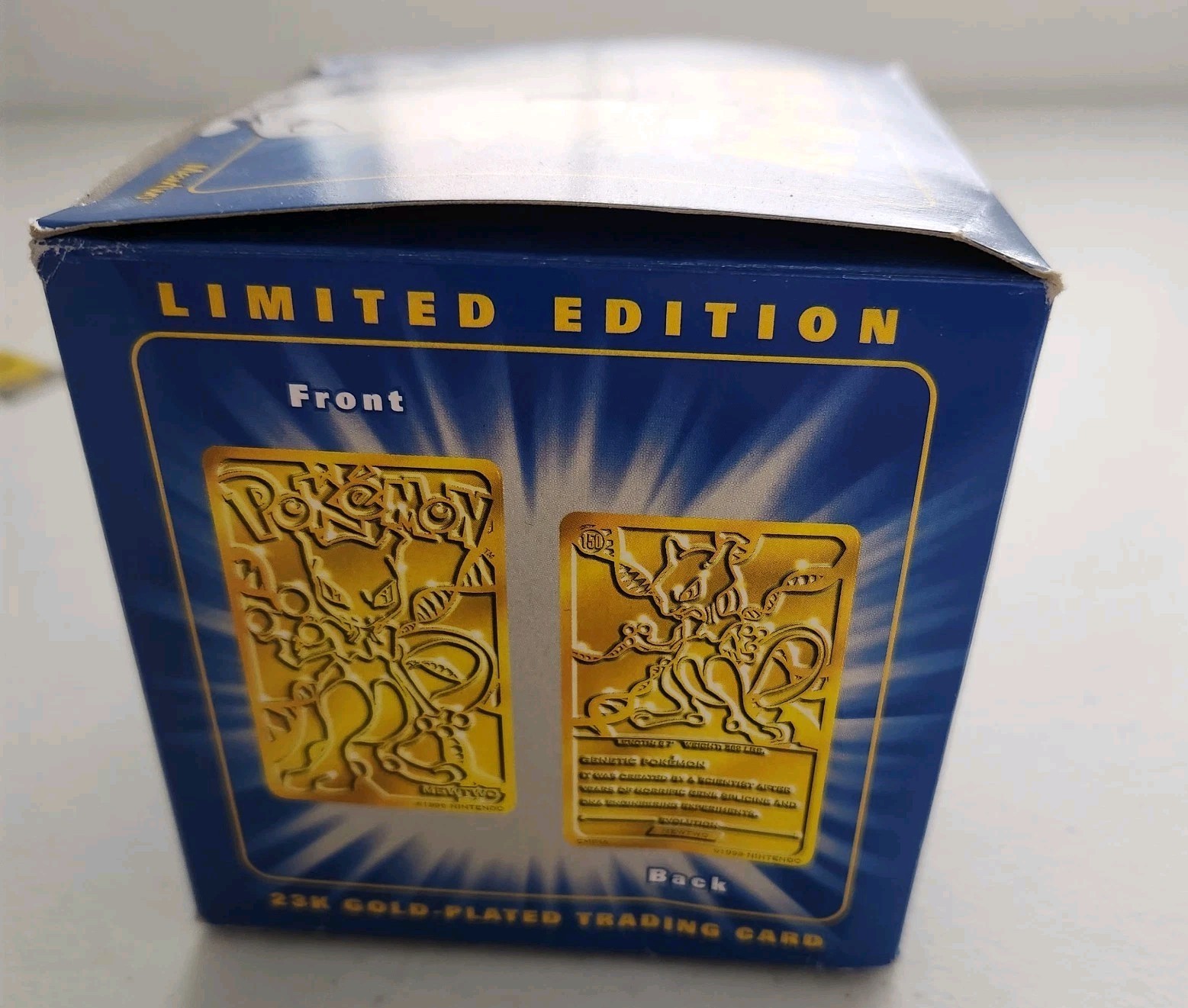Pokémon Limited Edition 23k Gold-plated Trading Card Mewtwo | eBay