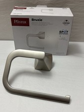 Pfister Bruxie Wall Mounted Hand Towel Holder Spot Defense Brushed Nickel PF25 