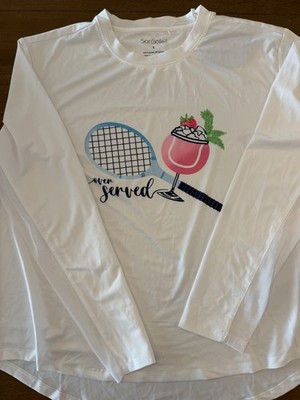 WOMEN'S SANSOLEIL PICKLEBALL UNDER SERVED SHIRT / MEDIUM