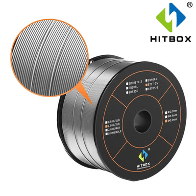 HITBOX E71T-GS Flus Fülldraht 0,8 Mm 1 Kg 1 Stück Flussmittelfülltes Gasloses Mi