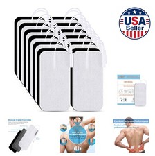 TENS Unit Electrode Pads 2x4 24 Pack Reusable Latex-Free Self-Adhesive for EMS