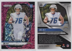 2024 Panini Prizm Rookies No Huddle Pink Prizm /25 Joe Alt #353 Rookie RC