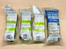 ARDEN PARADISE Lot of 4 Chair Webbing Re-Web Kits TWO GREENS 52 yds total SEALED