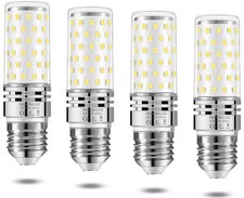 HengBo LED 100 Watts Equivalent E26 Corn Bulbs, Medium Daylight White 6000k