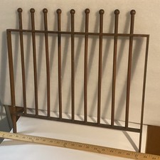 VINTAGE or ANTIQUE BRASS TELLER CASHIER CAGE WINDOW