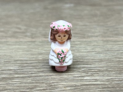 Vintage 1992 Polly Pocket Bride Bluebird BBT Nancy Doll Figure Toy