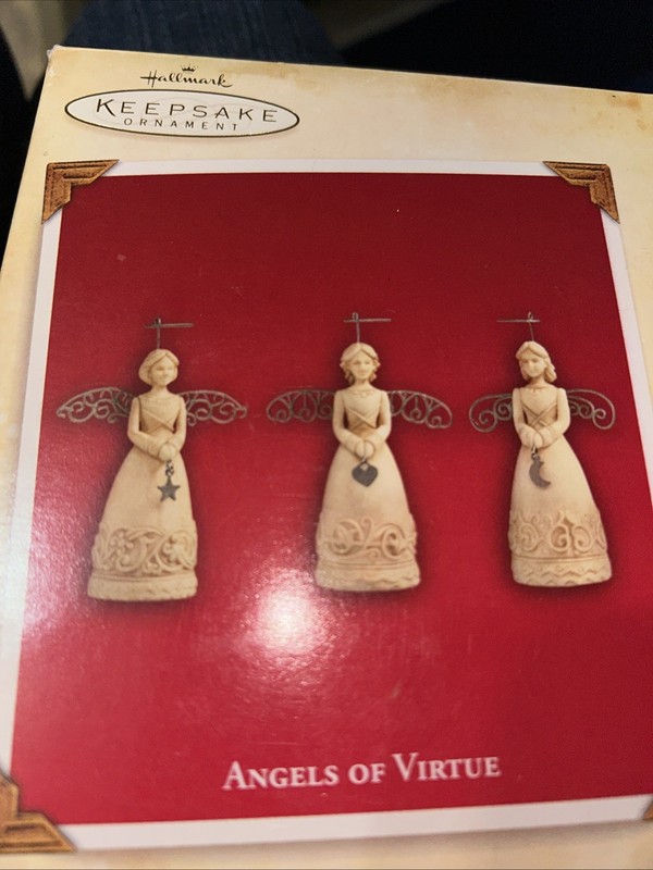 Hallmark Keepsake Ornament ANGELS OF VIRTUE Set of 3 - 2003