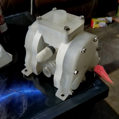 Sandpiper  Double Diaphragm Pump, Polypropylene, Air Operated, WR10PP5BPP9.