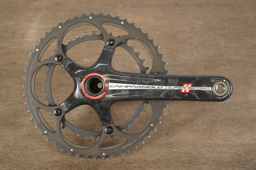 Guarnitura Campagnolo Super Record RS Titanio – 53/39T 11s 175mm – Nuova In Scatola (NOS)