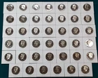 1968-2008 S Proof Kennedy Half Dollar 41 Coin Set Run 3 40% silver coins!!  K101