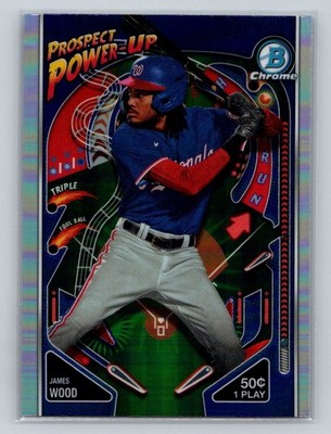 2024 Bowman #PP-14 James Wood Prospect Power-Up