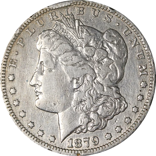 1879-CC Morgan Silver Dollar - VF Details, Damaged