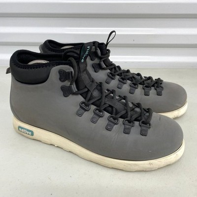 NATIVE FITZSIMMONS MENS 10 ANKLE WATERPROOF CASUAL BOOTS - No Insoles