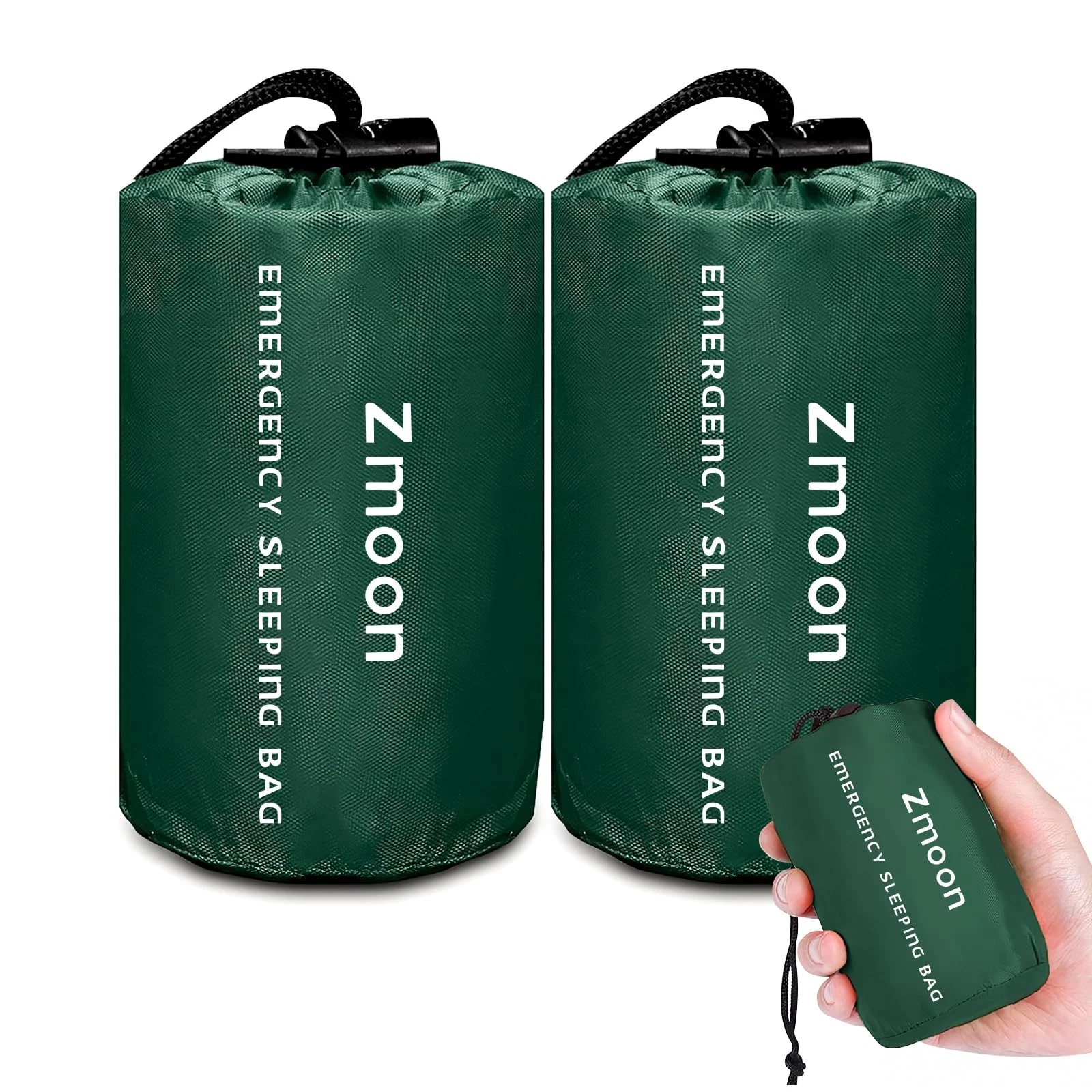 Emergency Sleeping Bag Survival Bag, Portable Waterproof Thermal Bivy Sacks,B...